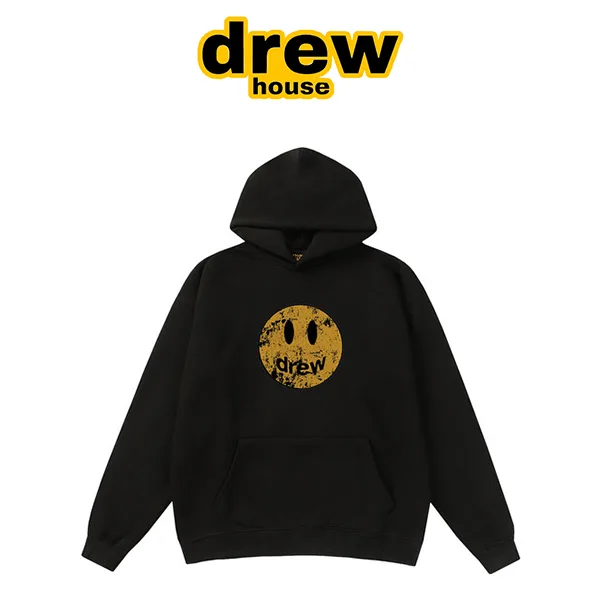 Drew House 賈斯汀比伯 裂紋破壞笑臉衛衣連帽衫