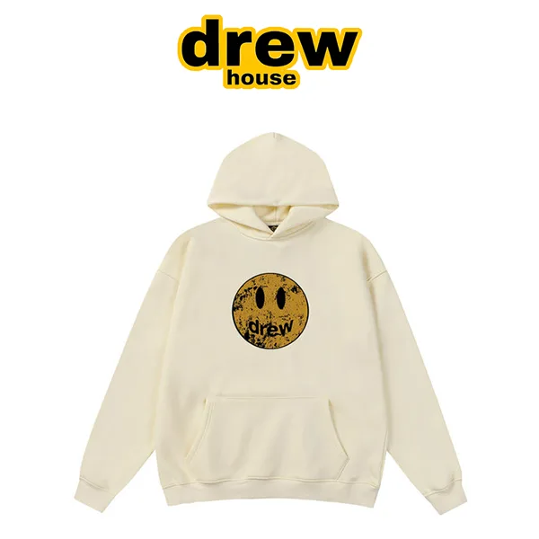 Drew House 賈斯汀比伯 裂紋破壞笑臉衛衣連帽衫