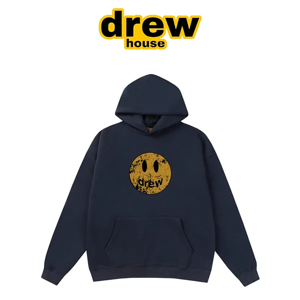 Drew House 賈斯汀比伯 裂紋破壞笑臉衛衣連帽衫