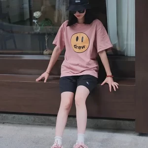 Drew House 賈斯汀比伯 笑臉短袖T恤 粉色