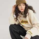 Drew House 賈斯汀比伯 drew 字母加絨寬鬆衛衣連帽衫