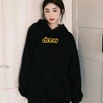 Drew House 字母連帽衛衣 黑色