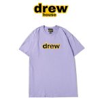 Drew House 字母印花落肩短袖T恤 香芋紫
