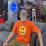 Drew House 笑臉短袖T恤 橘色