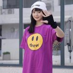 Drew House 笑臉短袖T恤 梅紫色