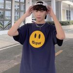 Drew House 笑臉短袖T恤 藏青色