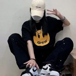 Drew House 笑臉短袖T恤 黑色