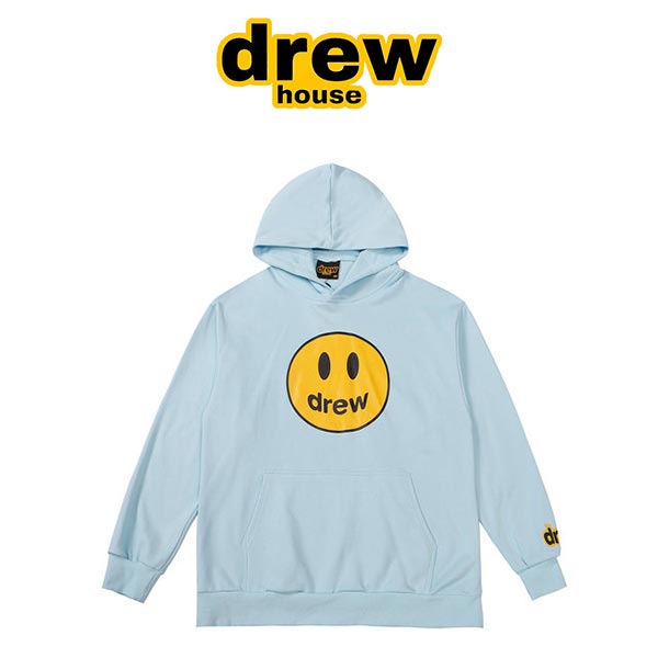 Drew House 笑臉連帽衛衣 淺藍色 Drew House 笑臉連帽衛衣 淺藍色