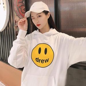 Drew House 笑臉連帽衛衣 白色