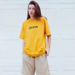 Drew House 字母短袖T恤 黃色