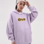 Drew House 字母連帽衛衣 香芋紫
