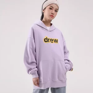Drew House 字母連帽衛衣 香芋紫