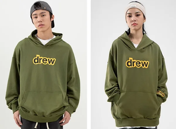 Drew House 字母連帽衛衣 橄欖綠