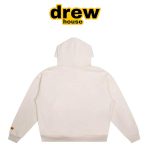 Drew House 賈斯汀比伯笑臉加絨連帽衛衣 米白色