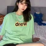 Drew House 賈斯汀比伯 drew 字母短袖T恤 薄荷綠