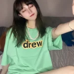 Drew House 賈斯汀比伯 drew 字母短袖T恤 薄荷綠