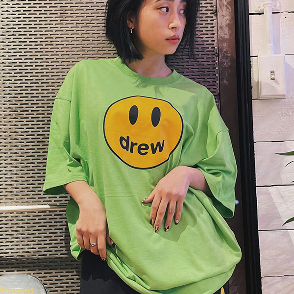 Drew House 賈斯汀比伯 笑臉落肩短袖T恤