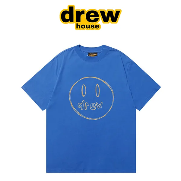 Drew House 比伯鄧紫棋同款 手繪素描笑臉短袖T恤