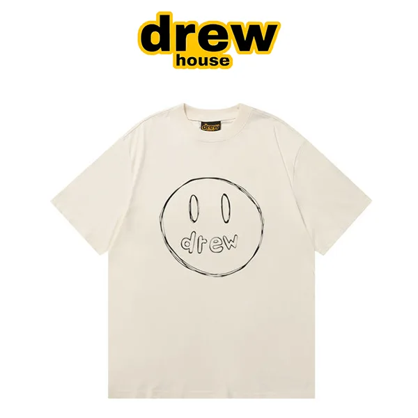 Drew House 比伯鄧紫棋同款 手繪素描笑臉短袖T恤