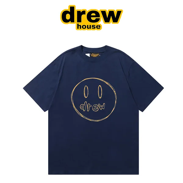 Drew House 比伯鄧紫棋同款 手繪素描笑臉短袖T恤