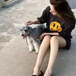 Drew House 水洗做舊裂紋破壞笑臉短袖T恤