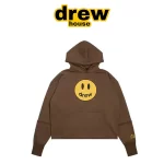 Drew House 笑臉衛衣 比伯同款 下擺破壞加絨連帽衫