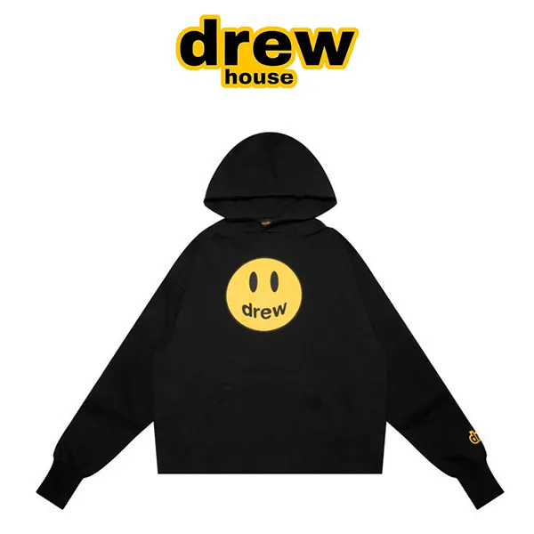 Drew House 笑臉衛衣 比伯同款 下擺破壞連帽衫