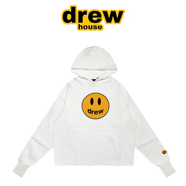Drew House 笑臉衛衣 比伯同款 下擺破壞連帽衫