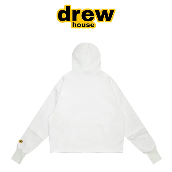 Drew House 笑臉衛衣 比伯同款 下擺破壞連帽衫