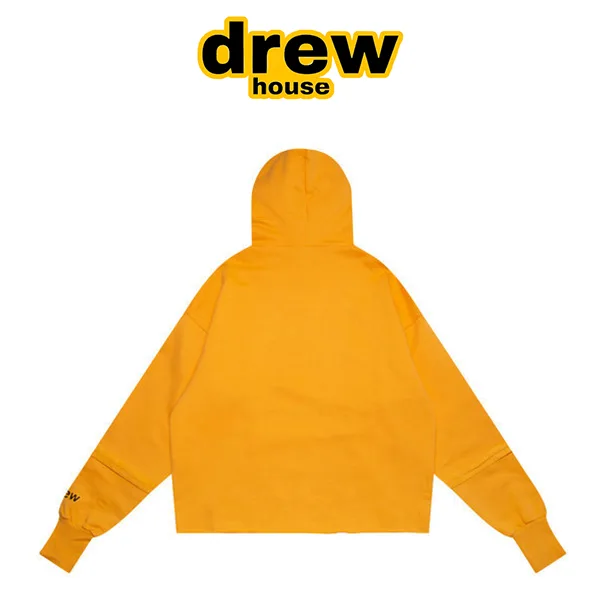 Drew House 笑臉衛衣 比伯同款 下擺破壞連帽衫