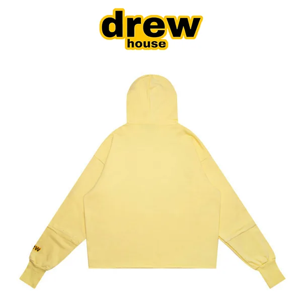 Drew House 笑臉衛衣 比伯同款 下擺破壞連帽衫