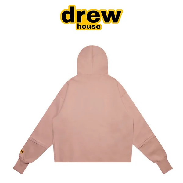 Drew House 笑臉衛衣 比伯同款 下擺破壞連帽衫