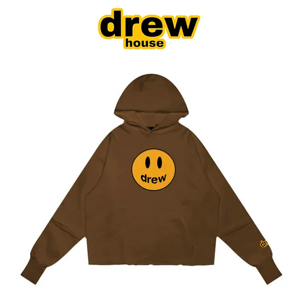 Drew House 笑臉衛衣 比伯同款 下擺破壞連帽衫