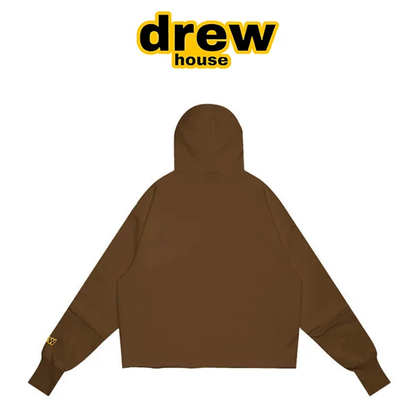 Drew House 笑臉衛衣 比伯同款 下擺破壞連帽衫