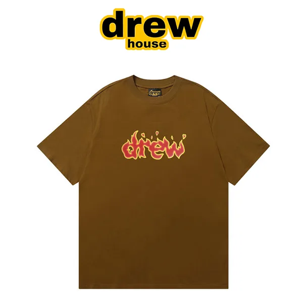 Drew House 火焰塗鴉 drew 字母短袖T恤 Drew House 火焰塗鴉 drew 字母短袖T恤