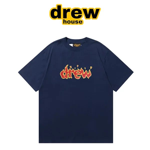 Drew House 火焰塗鴉 drew 字母短袖T恤 Drew House 火焰塗鴉 drew 字母短袖T恤