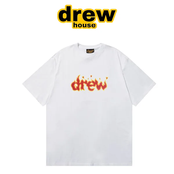 Drew House 火焰塗鴉 drew 字母短袖T恤 Drew House 火焰塗鴉 drew 字母短袖T恤