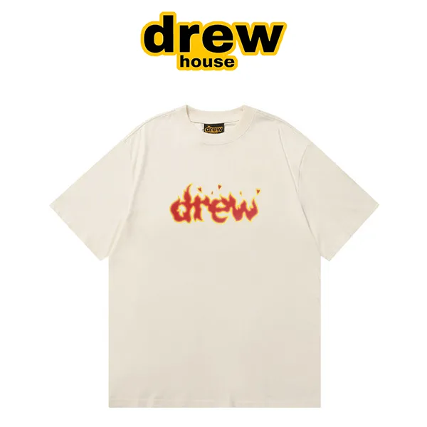 Drew House 火焰塗鴉 drew 字母短袖T恤 Drew House 火焰塗鴉 drew 字母短袖T恤