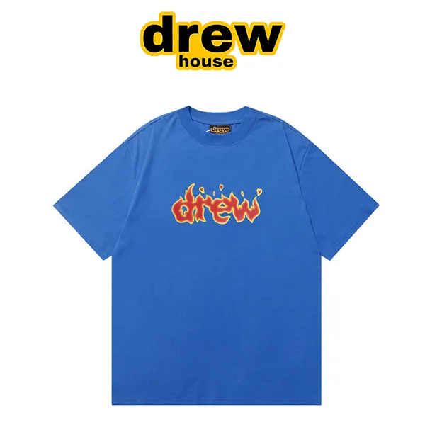 Drew House 火焰塗鴉 drew 字母短袖T恤 Drew House 火焰塗鴉 drew 字母短袖T恤