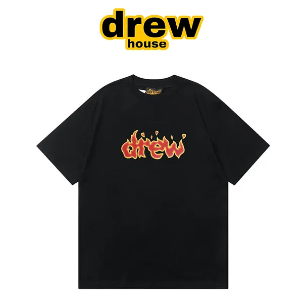 Drew House 火焰塗鴉 drew 字母短袖T恤 Drew House 火焰塗鴉 drew 字母短袖T恤