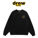 Drew House 比伯歐陽娜娜同款 素描刺繡笑臉圓領套頭衛衣