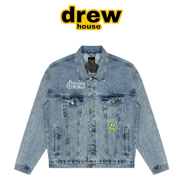 Drew House 賈斯汀比伯 笑臉牛仔外套夾克 Drew House 賈斯汀比伯 笑臉牛仔外套夾克