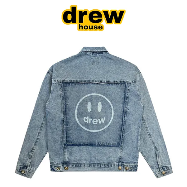 Drew House 賈斯汀比伯 笑臉牛仔外套夾克 Drew House 賈斯汀比伯 笑臉牛仔外套夾克