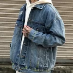 Drew House 潑墨翻轉笑臉牛仔外套
