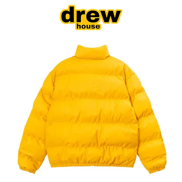 Drew House 笑臉立領棉服羽絨外套 黃色
